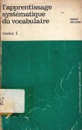 L'apprentissage Systematique du Vocabulaire
