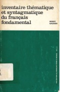 Inventaire Thematique et Syntagmatique du Francais Fondamental