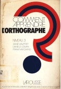 Comment Apprendre L'orthographe