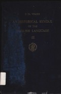 An Historical Syntax of The English Language III