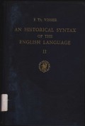 An Historical Syntax of The English Language II