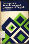 Introductary Transformational Grammar of English