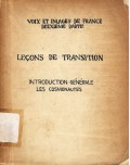 Lecons De Transition