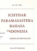 Ichtisar paramasastera bahasa indonesia