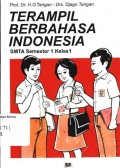 Terampil berbahasa indonesia : Untuk SMTP semester 1 kelas 1