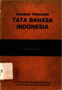 Pedoman penulisan tata bahasa Indonesia