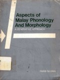 Aspects of Malay phonology and morphology: A generative approach