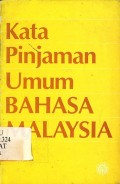 Kata pinjaman umum bahasa Malaysia