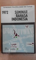 Seminar bahasa Indonesia 1972