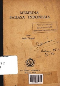 Membina Bahasa Indonesia