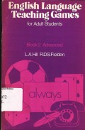 English language teaching games : For adult students I elementary