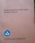 Morfologi dan sintaksis bahasa kutai