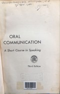 Oral communication : A short course in speaking