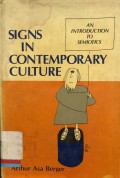 Sign in contemporary culture