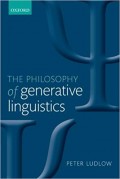 The philosophy of generative linguistics