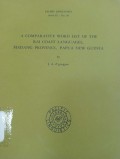 A comparative word list of the rai coast languages, madang province, papua new guinea