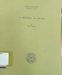 A grammar of awtuw