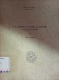 A tagmemic analysis of hawaii english clauses