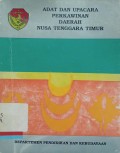 Adat dan upacara perkawinan daerah Nusa Tenggara Timur