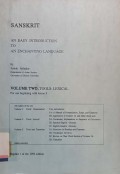 Sanskrit: An easy introduction to an enchanting language volume 2, tools: Lexical