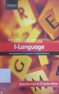 I-language: An introduction to linguistics as cognitive science