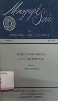 Applied Linguistics in Language Teaching