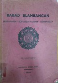 Babad Blambangan Pebahasan-Suntingan Naskah-erjemahan