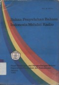 Bahan penyuluhan bahasa indonesia melalui radio