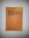 Bahasa dan Pembangunan Bangsa