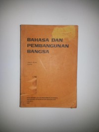 Bahasa dan Pembangunan Bangsa
