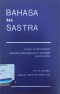 Bahasa dan Sastra Tahun II Nomor 4 1976