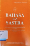 Bahasa dan Sastra Tahun IX Nomor 4 Tahun 1992