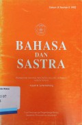 Bahasa dan Sastra Tahun IX Nomor 5 1992