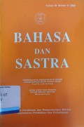 Bahasa dan Sastra Tahun IX Nomor 6 1992