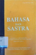 Bahasa dan Sastra Tahun XIII Nomor 1-4 1995