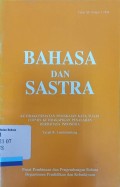 Bahasa dan Sastra Tahun XII Nomor 3 1994