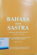 Bahasa dan Sastra Tahun XVII Nomor 2 1999