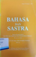 Bahasa dan Sastra tahun XVII nomor 4 1999