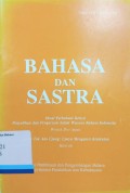 Bahasa dan Sastra Tahun XVII Nomor 4 1999