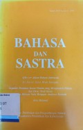 Bahasa dan Sastra Tahun XVII Nomor 6 Tahun 1999