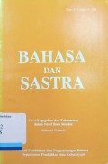 Bahasa dan Sastra Tahun XVI Nomor 4 1998