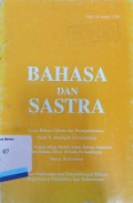 Bahasa dan Sastra Tahun XV Nomor 1 1997