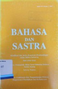 Bahasa dan Sastra Tahun XV Nomor 2 1997