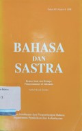 Bahasa dan sastra, tahun XVI, nomor 8