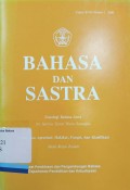 Bahasa dan sastra tahun XVIII nomor 1 2000