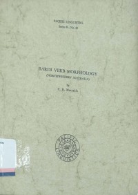 Bardi verb morphology (northwestern australia)