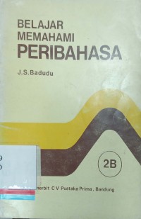 Belajar memahami peribahasa ( jilid 2B untuk kelas V sd semester II )