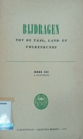 Bijdragen Tot De Taal-, Land- En Volkenkunde Deel 131 1e AFLEVERING