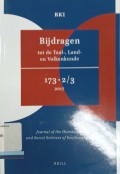 Bijdragen tot de Taal-, Land-en Volkenkunde Journal of the Humanities and Social Sciences of Southeast Asia 173 2/3
