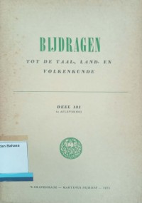 Bijdragen tot de Taal-, Land-en Volkenkunde Deel 131 4e aflevering